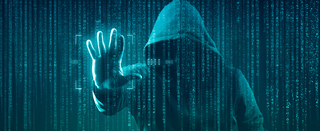hacker incappucciato