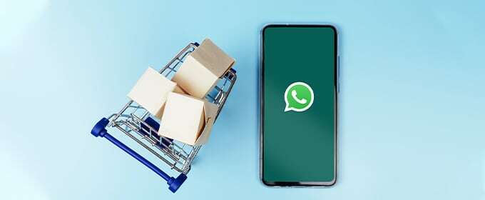 carrello spesa e smartphone