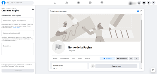 anteprima pagina facebook
