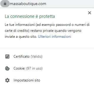 connessione sicura massaboutique