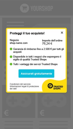 protezione acquirenti di trusted shops su mobile